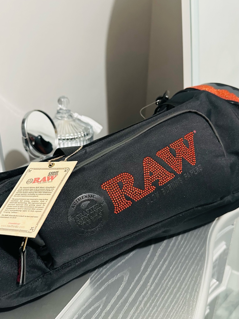 RAW Black Cone Duffel Bag LARGE water proof LIMITED EDITION